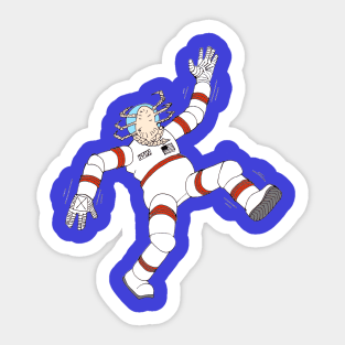 THE FIRST LIVE SPECIMEN BROUGHT BACK FROM SPACE Sticker